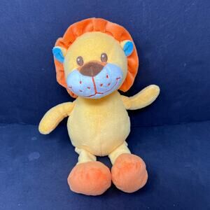 Bambia Germany Lion Plush Yellow Orange 10" Stuffed Animal Lovey Beanie